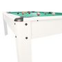 Voir la diapositive 3 : PLAY4FUN Billard Américain HARMONY 6Ft - 206,5 x 116,5 x 80 cm avec accessoires et plateau dînatoire - Couleur Ivoire