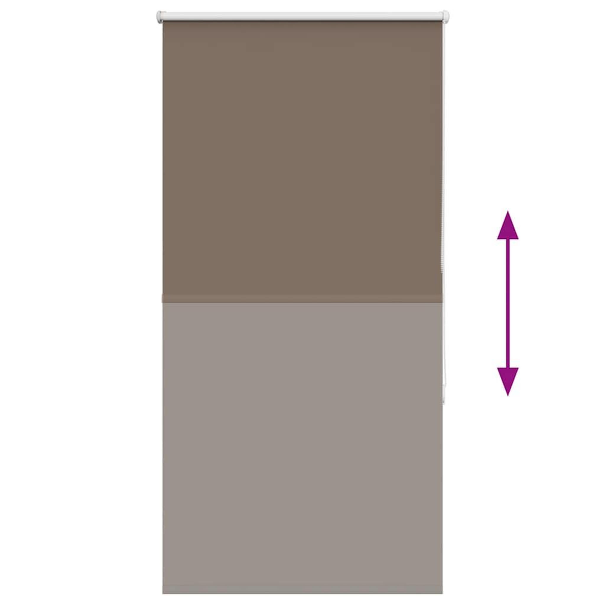 Voir la diapositive 5 : VIDAXL Store enrouleur occultant cafe 70x150cm largeur du tissu 65,7cm