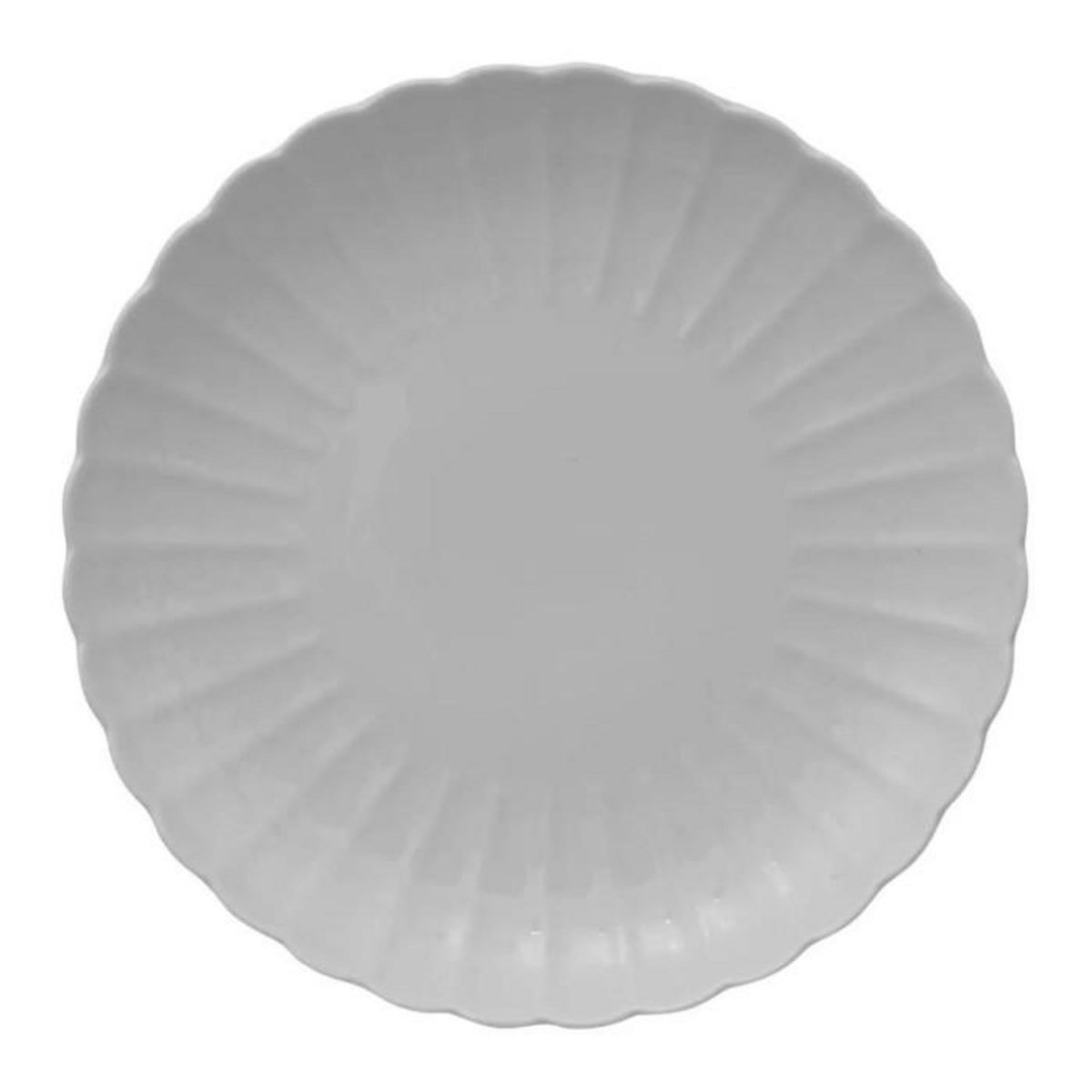 SECRET DE GOURMET Lot de 6 Assiettes à Dessert  Romy  20cm Blanc