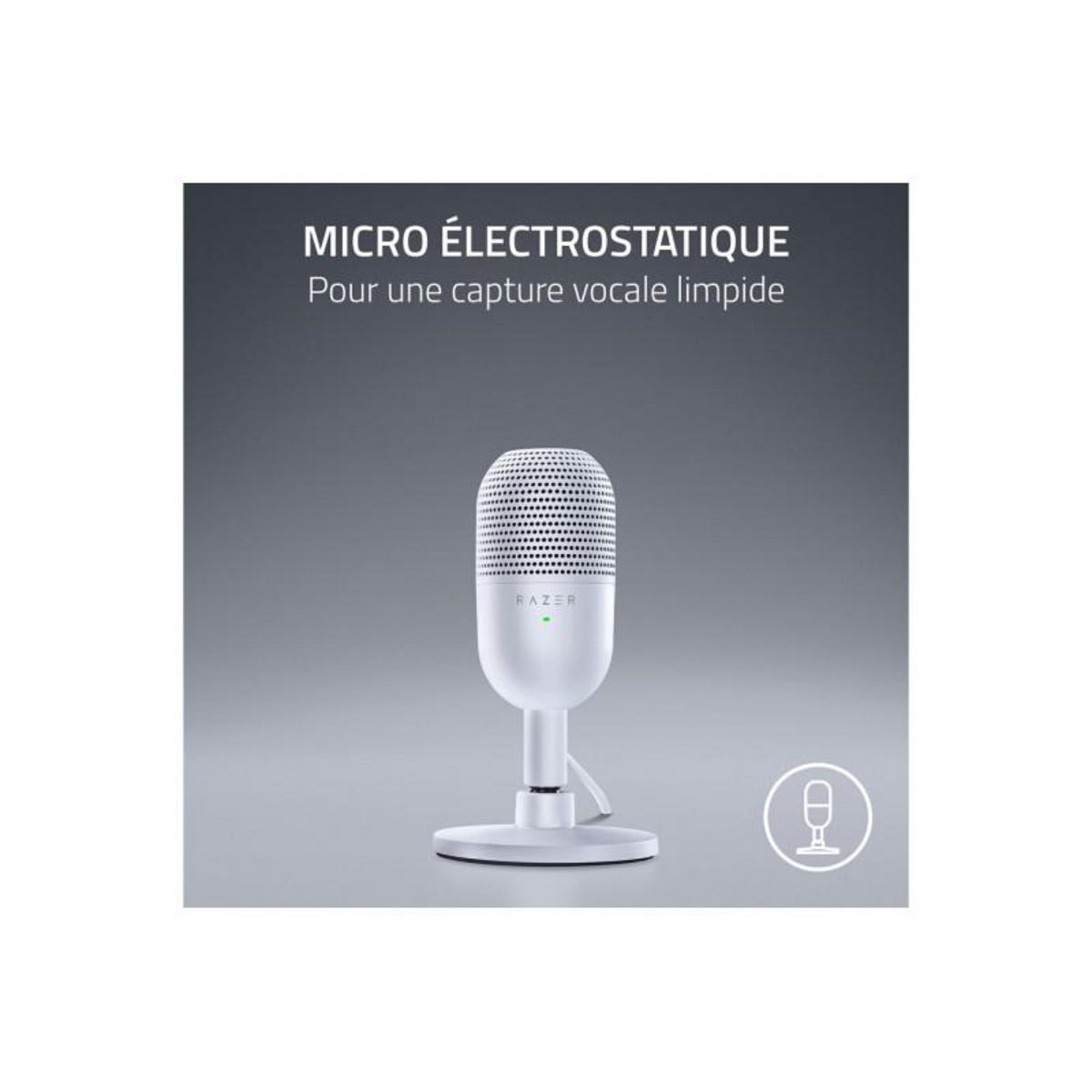 Razer Microphone Razer Seiren V3 Mini White