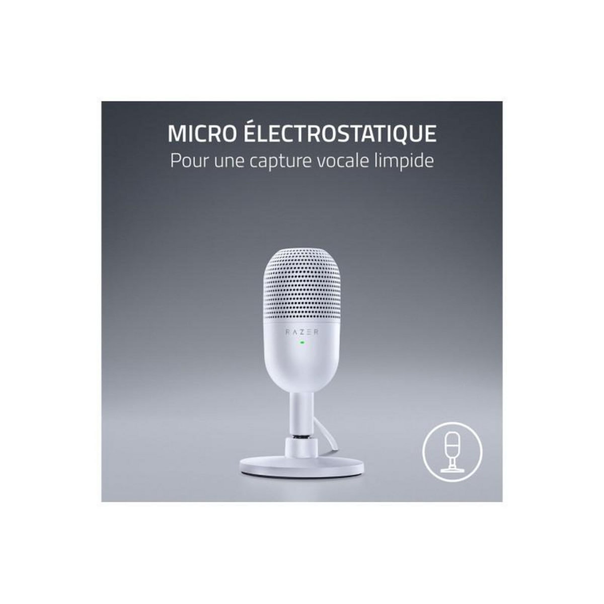 Razer Microphone Razer Seiren V3 Mini White