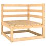 Voir la diapositive 4 : VIDAXL Salon de jardin 5 pcs Bois de pin massif