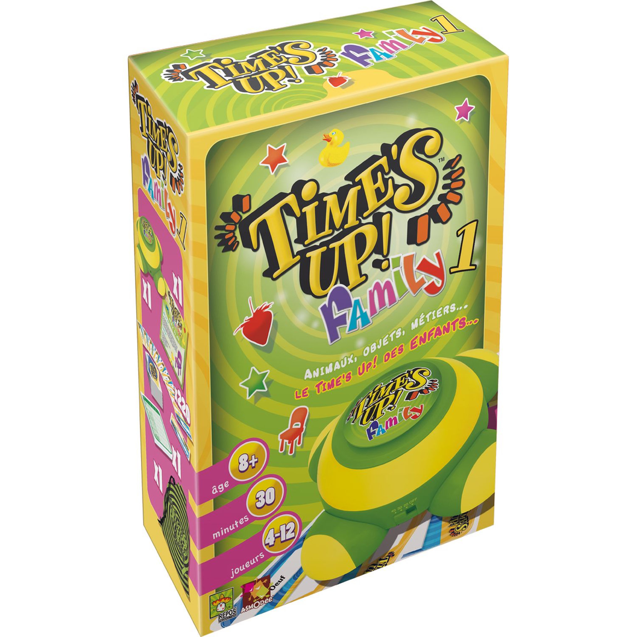 Voir la diapositive 1 : ASMODEE Jeu Time's Up family
