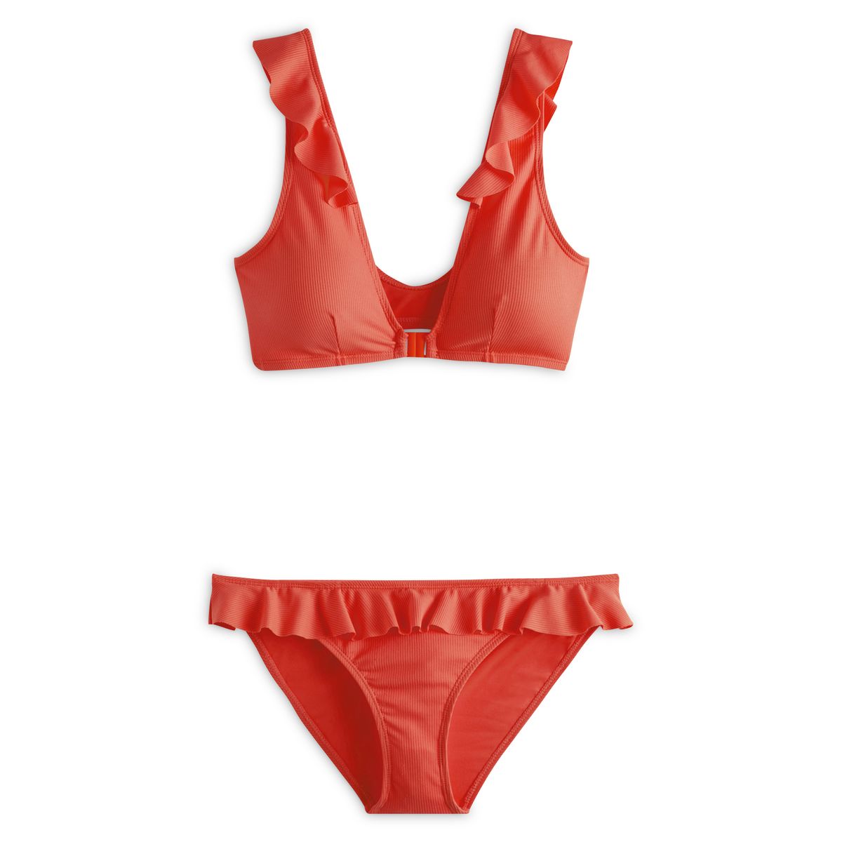 INEXTENSO Bikini avec volants femme