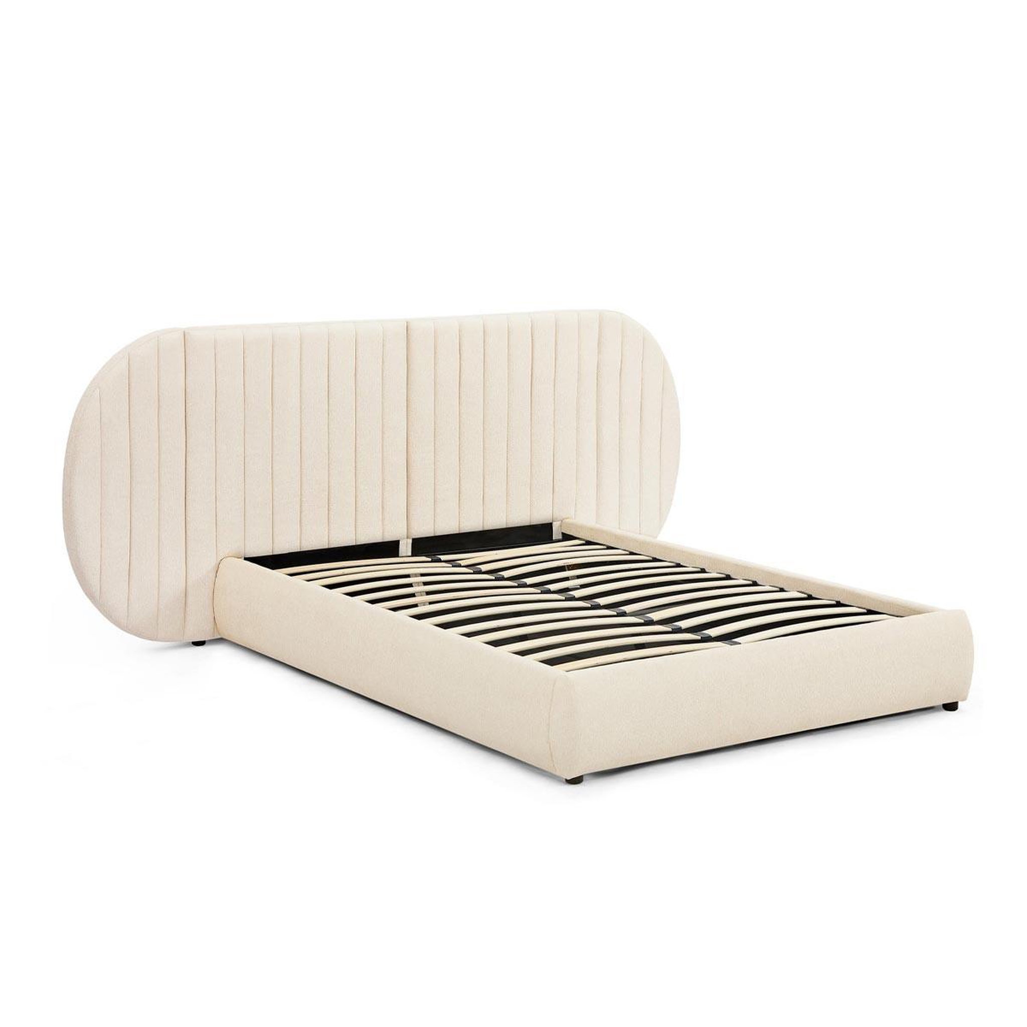 Paris Prix Lit coffre tête de lit modulable  comfy  140x200cm beige