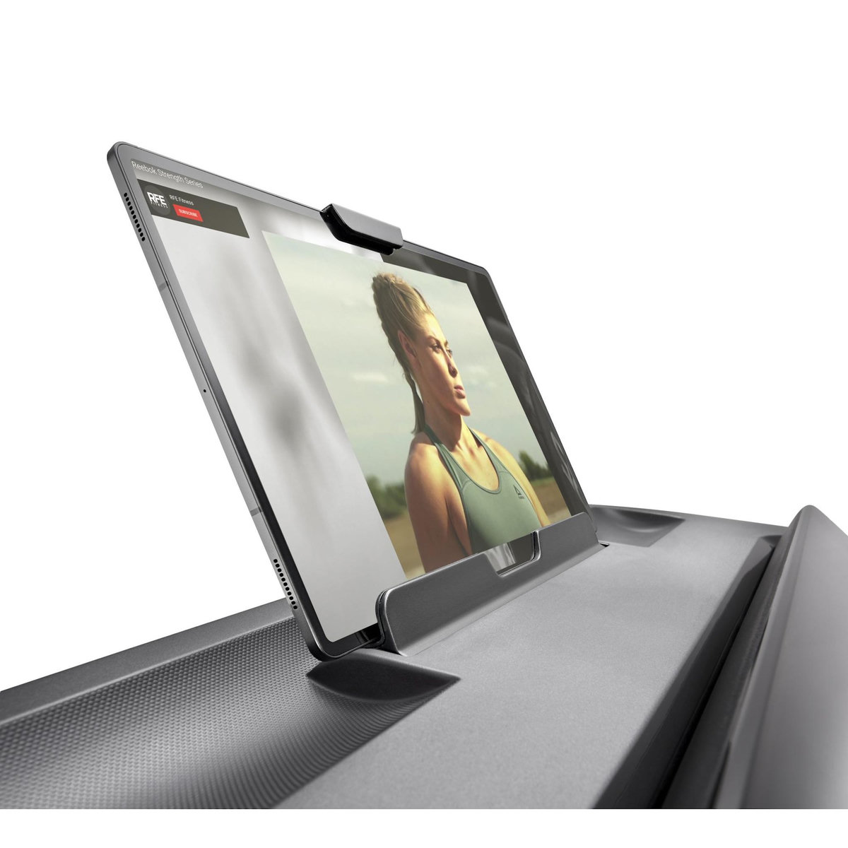 Reebok Tapis de Course motorisé - Reebok - Modèle FR20z Floatride - Maison/Appartement - LED - Vitesse 1 à 18 km/h - Vert