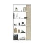 Voir la diapositive 3 : Bibliothèque 4 tablettes L90cm x H180cm SORO