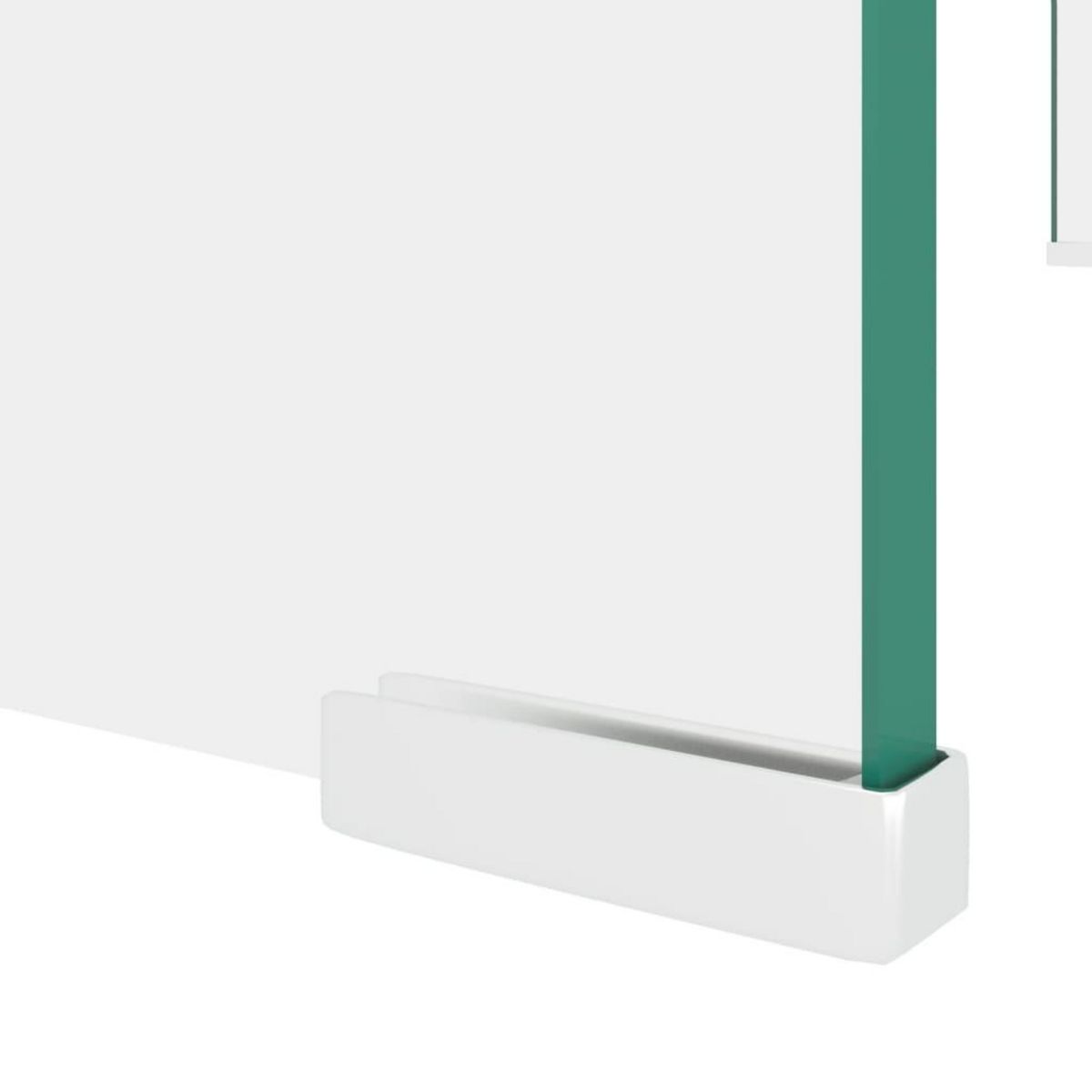 VIDAXL Meuble TV/pour moniteur 80x30x13 cm verre transparent