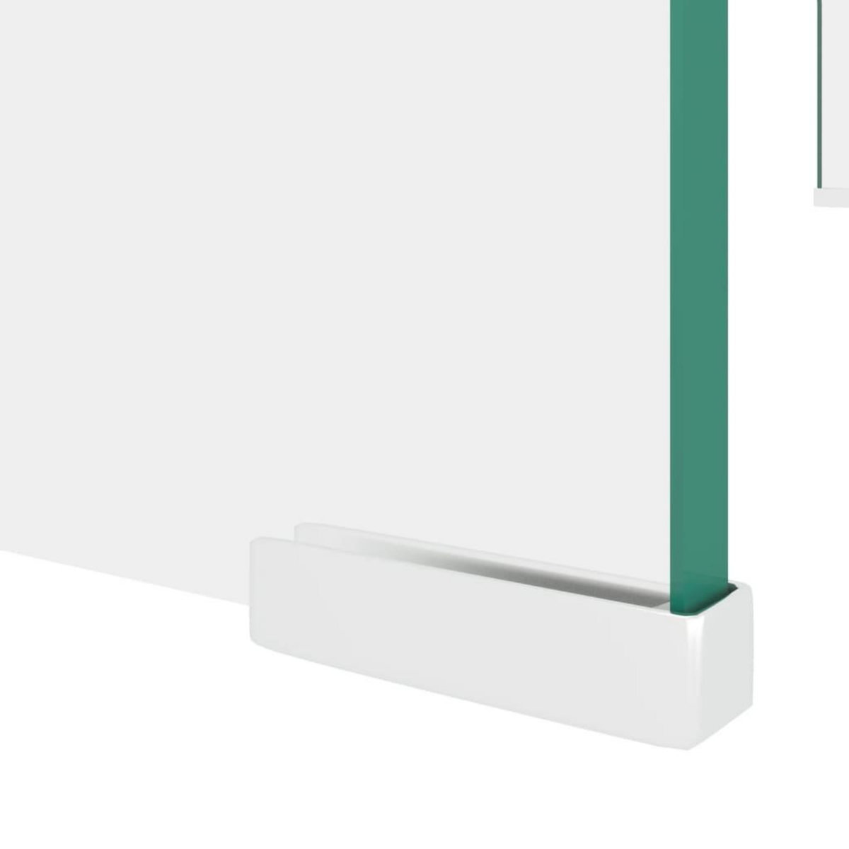 VIDAXL Meuble TV/pour moniteur 80x30x13 cm verre transparent