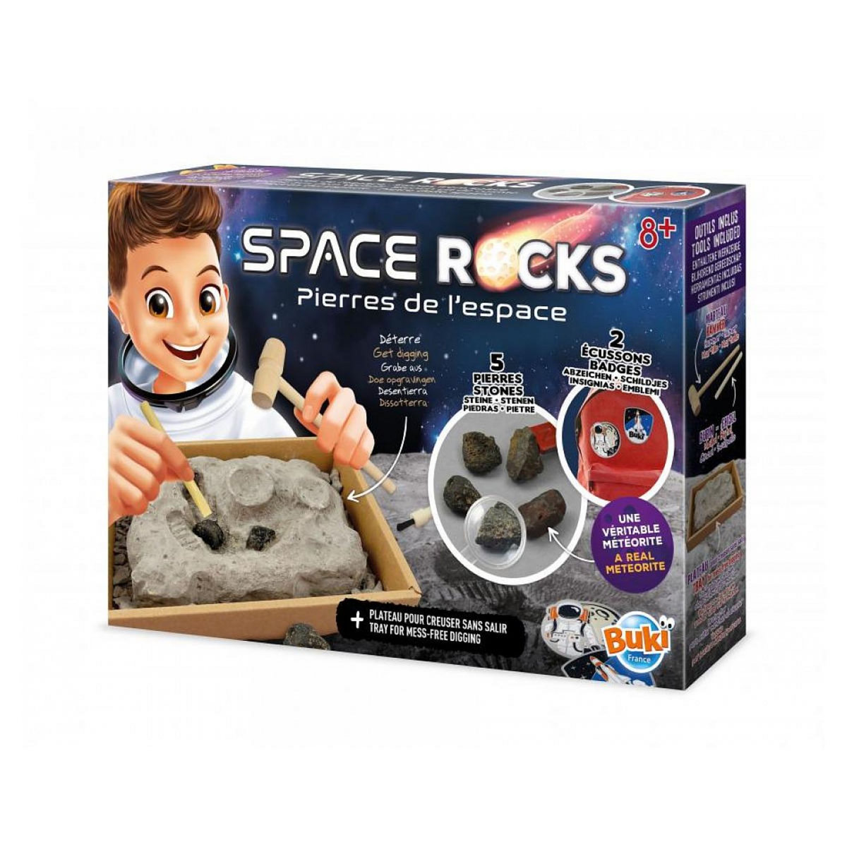 BUKI Pierres de l'Espace à Déterrer : Explorez des Météorites et Tectites Fascinantes