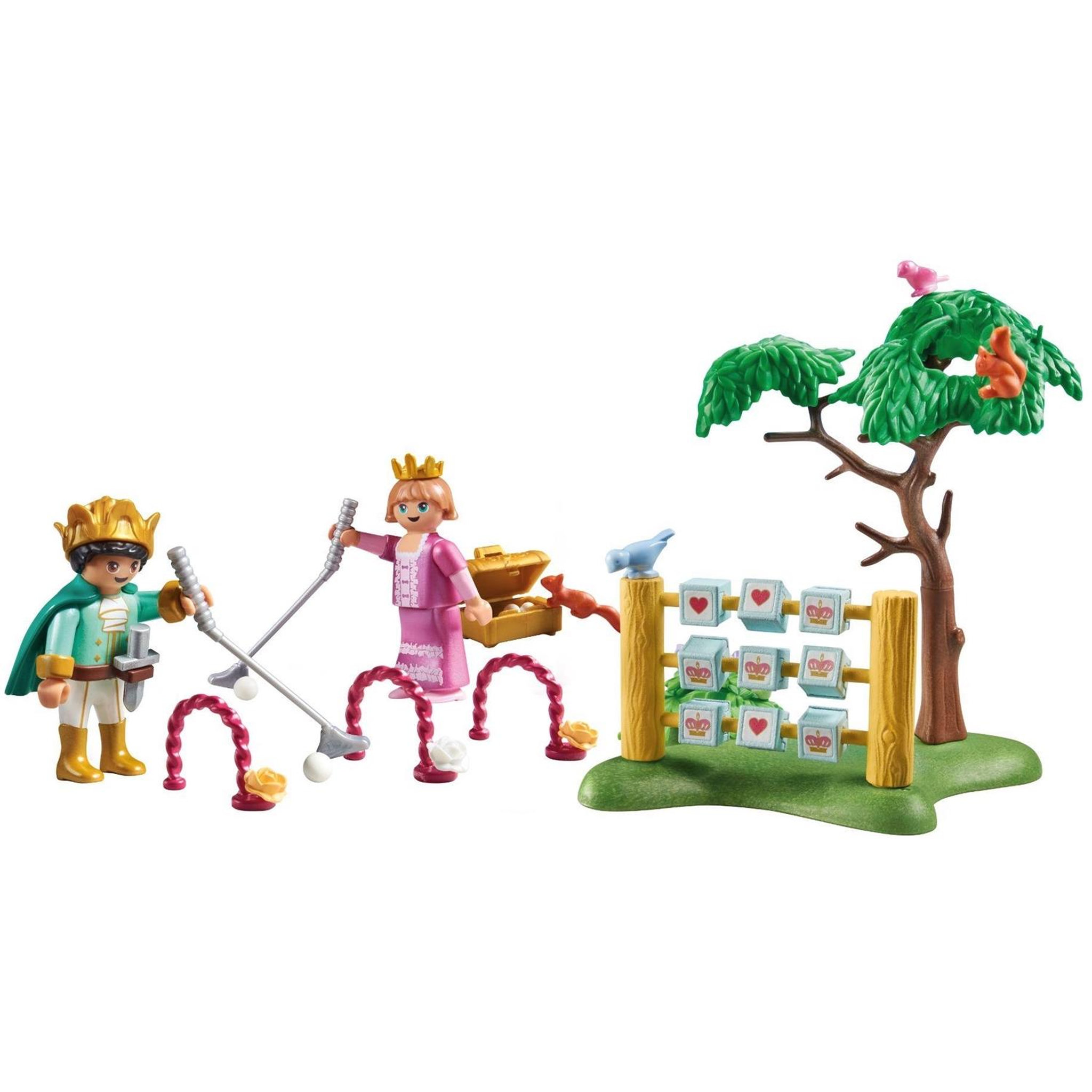 Voir la diapositive 2 : PLAYMOBIL Jeux de jardin royal avec prince et princesse