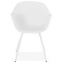Voir la diapositive 2 : Paris Prix Chaise Design avec Accoudoirs  Sinco  85cm Blanc