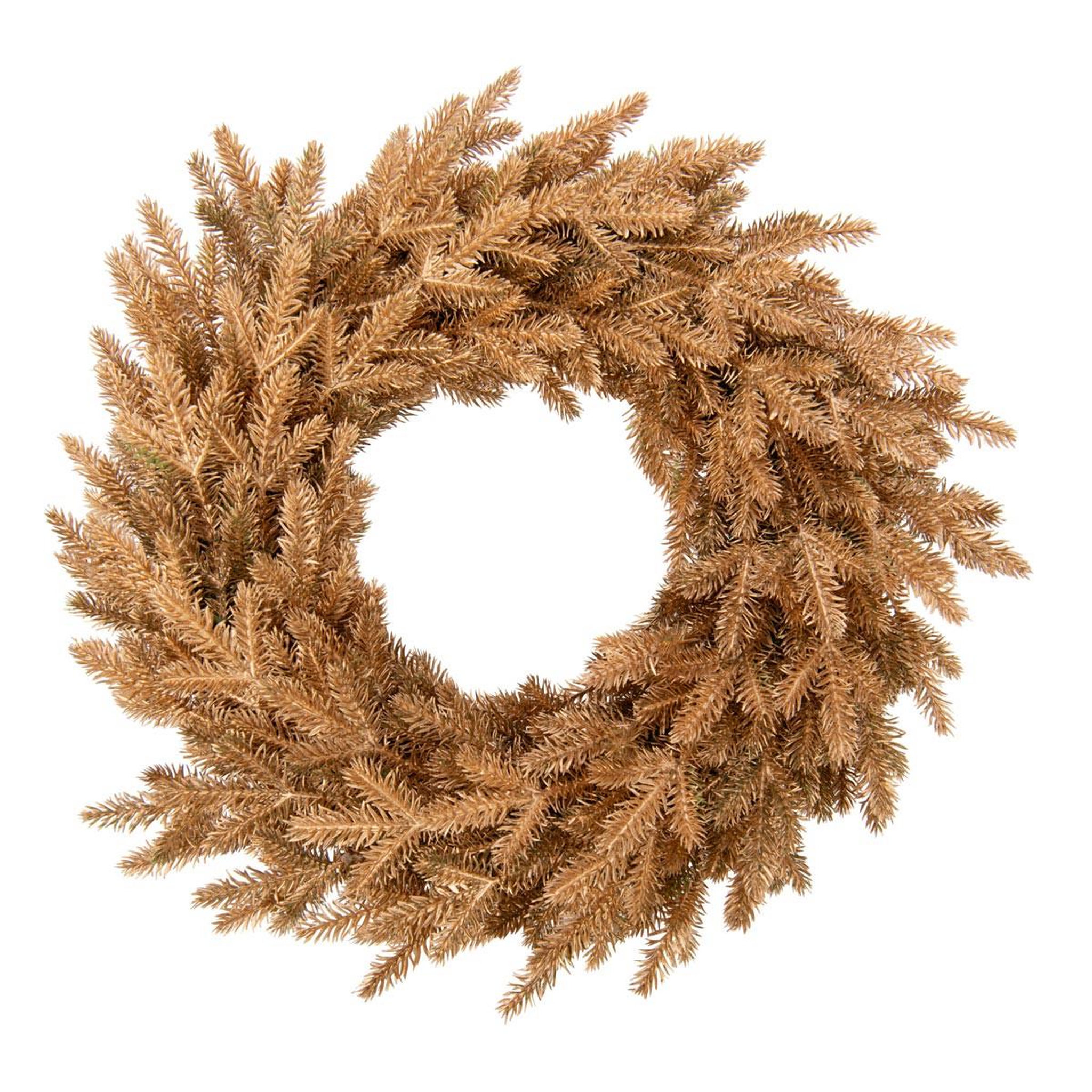 J-LINE Couronne de noël  joaquin  50cm doré