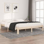 Voir la diapositive 2 : VIDAXL Cadre de lit sans matelas bois massif de pin 160x200 cm