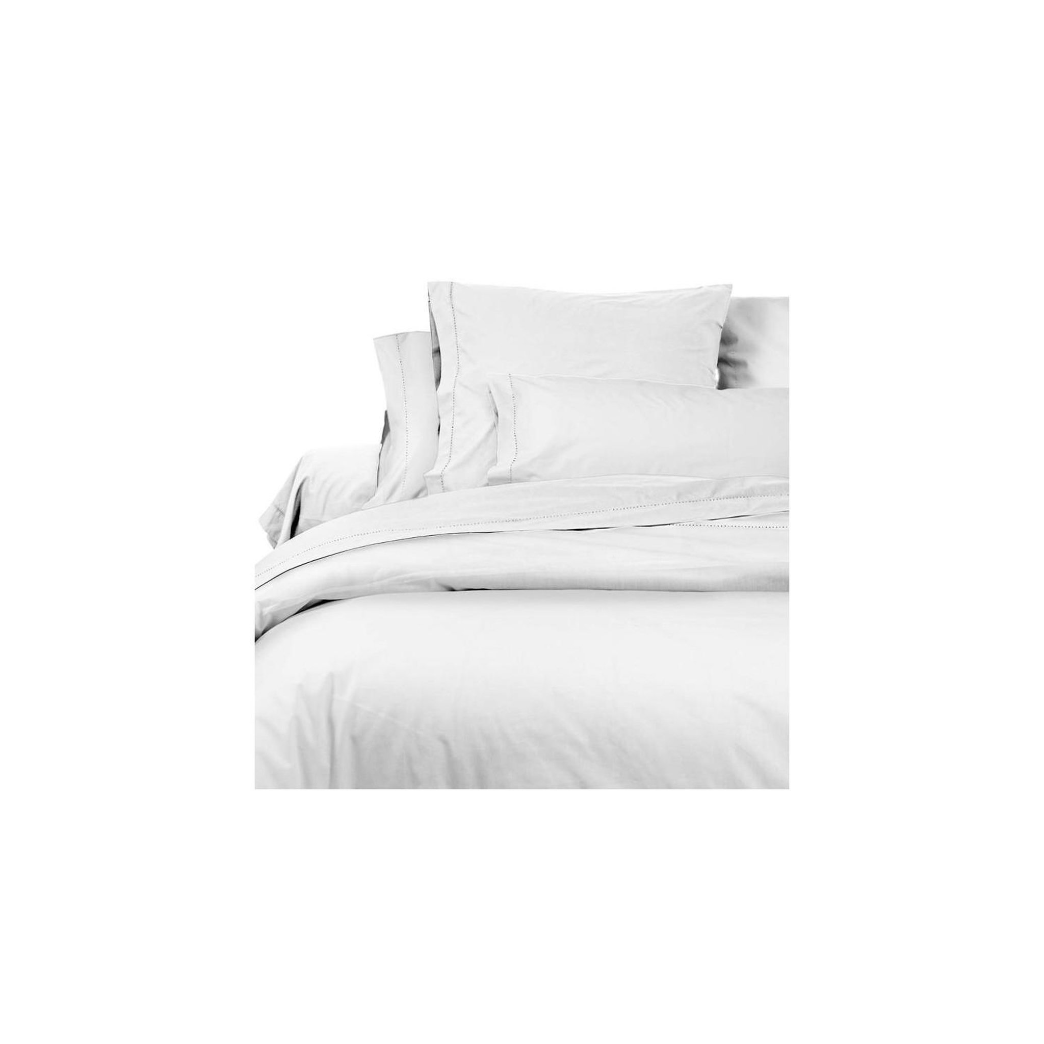 Camille Taie d'oreiller en coton percale CAMILLE, par Songe de Camille. Coloris disponibles : Beige, Gris, Rose