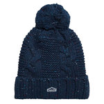 Calvin Klein Bonnet  Femme Superdry Rib Knit Beanie. Coloris disponibles : Bleu