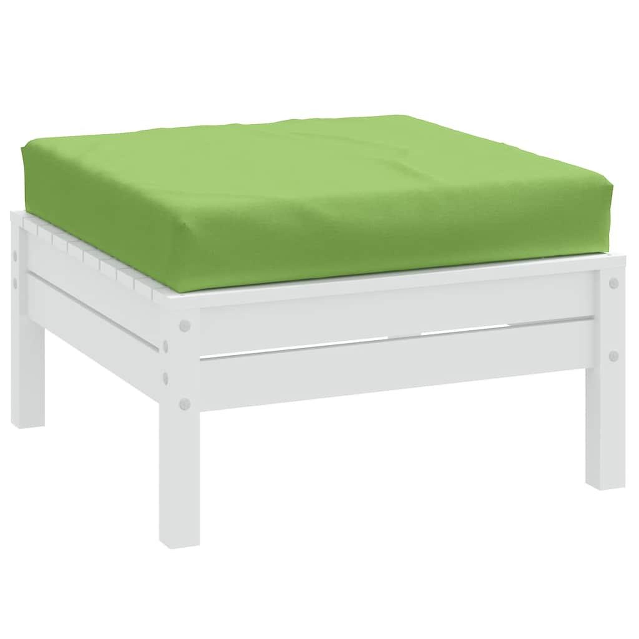 VIDAXL Coussin de palette vert melange 60x60x10 cm tissu