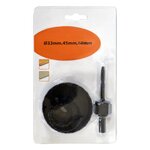 CENTRALE BRICO Lot de 3 scies cloches bois, Diam.33, 45 et 68 mm