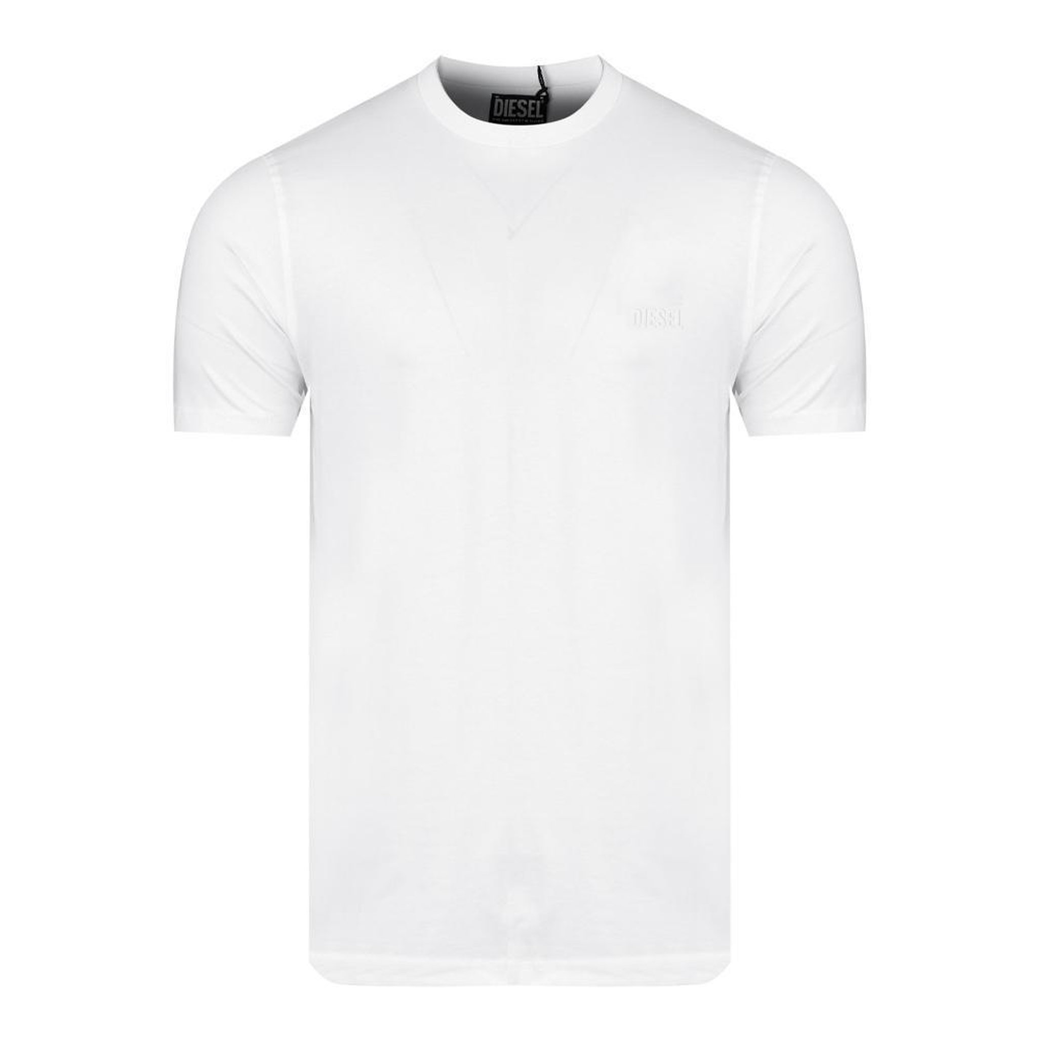 DIESEL T-shirt Blanc Homme Diesel Just A18997. Coloris disponibles : Blanc