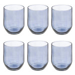SECRET DE GOURMET Lot de 6 Verres à Eau  Paol'Eau  31cl Bleu