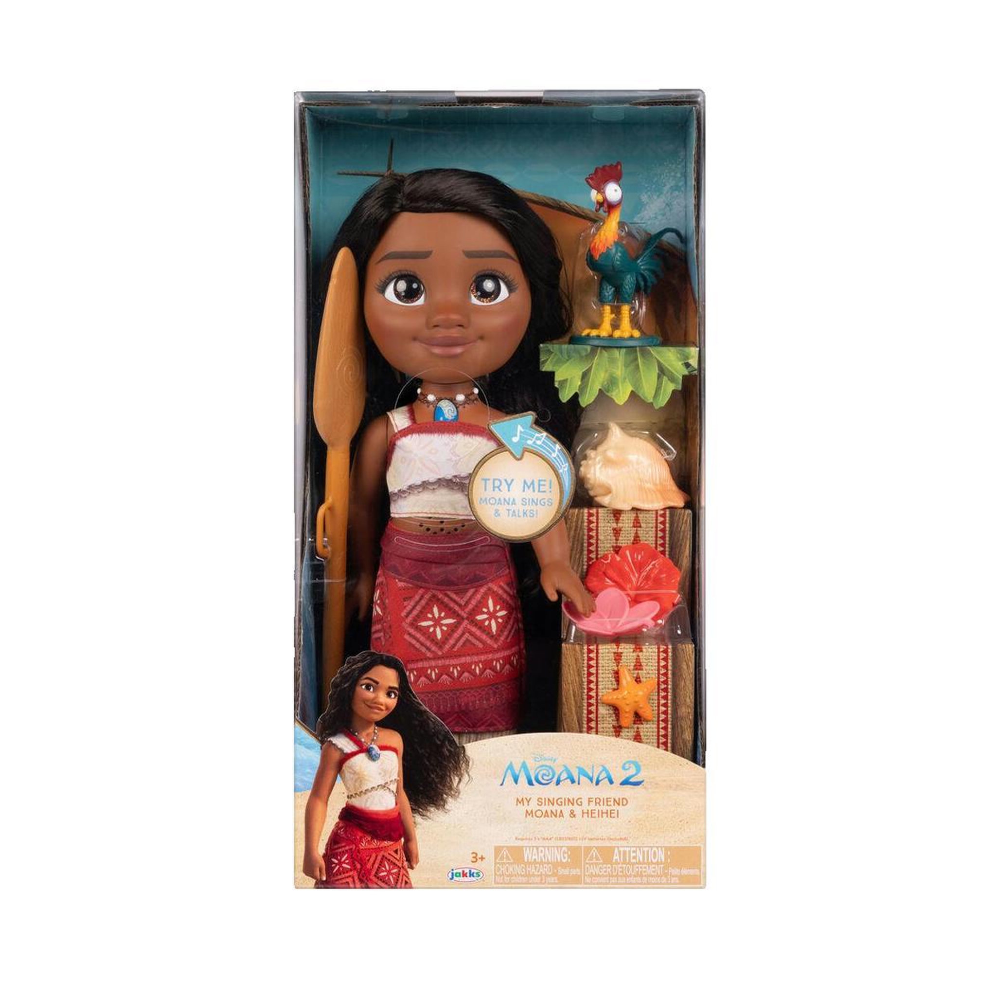 DISNEY Poupée Disney Vaiana musicale 38 cm