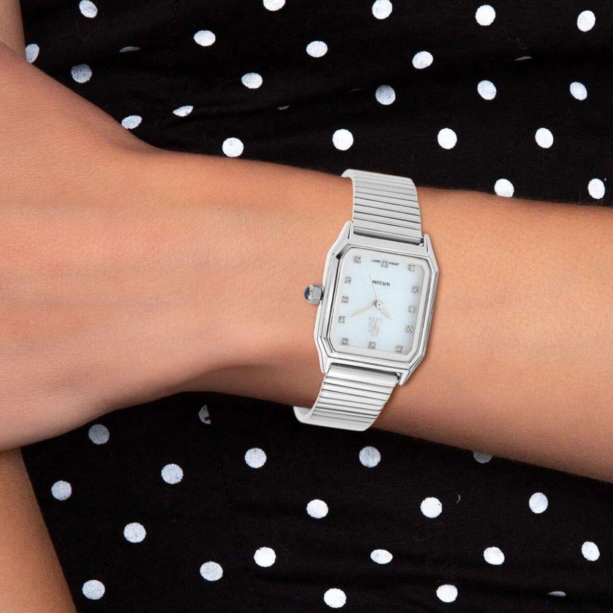 SC CRYSTAL Montre Eya élégante ornée de Cristaux scintillants par SC Crystal