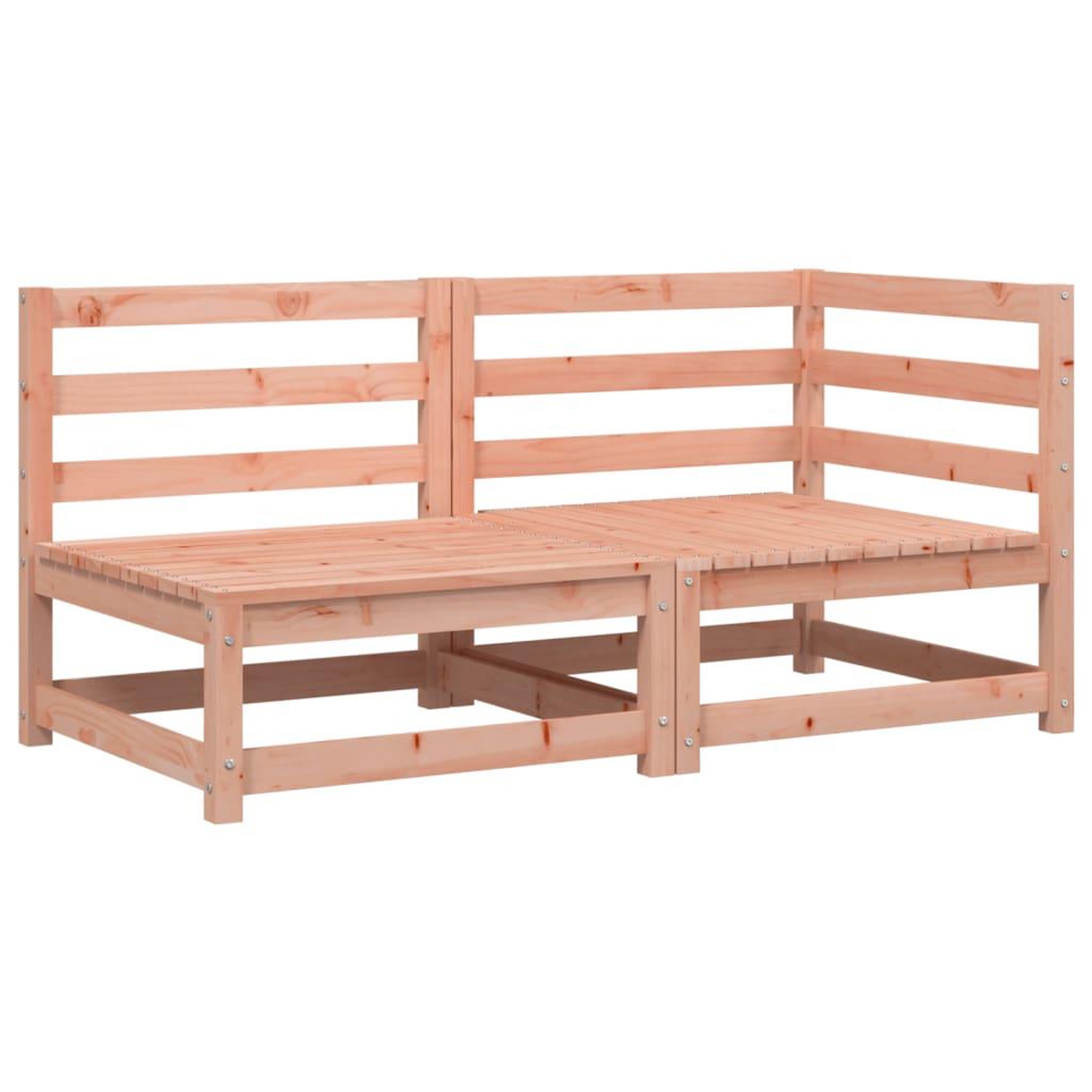 Voir la diapositive 2 : VIDAXL Canape de jardin 2 places bois massif de douglas
