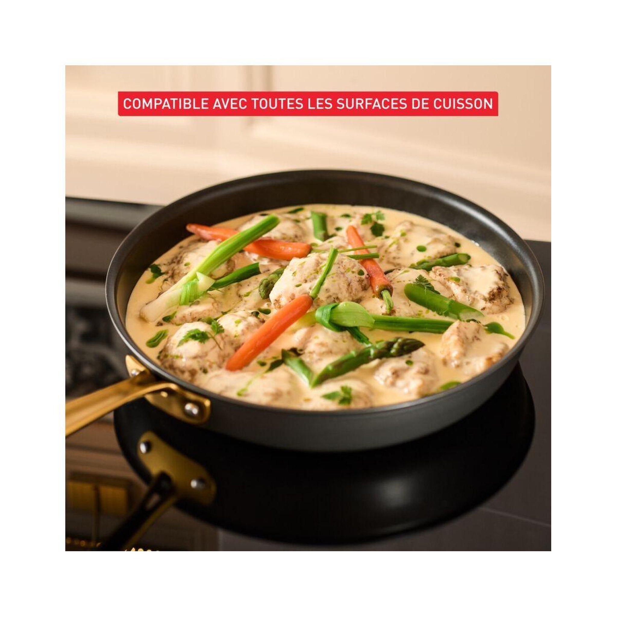Voir la diapositive 4 : TEFAL Poêle 30cm Bocuse Edition