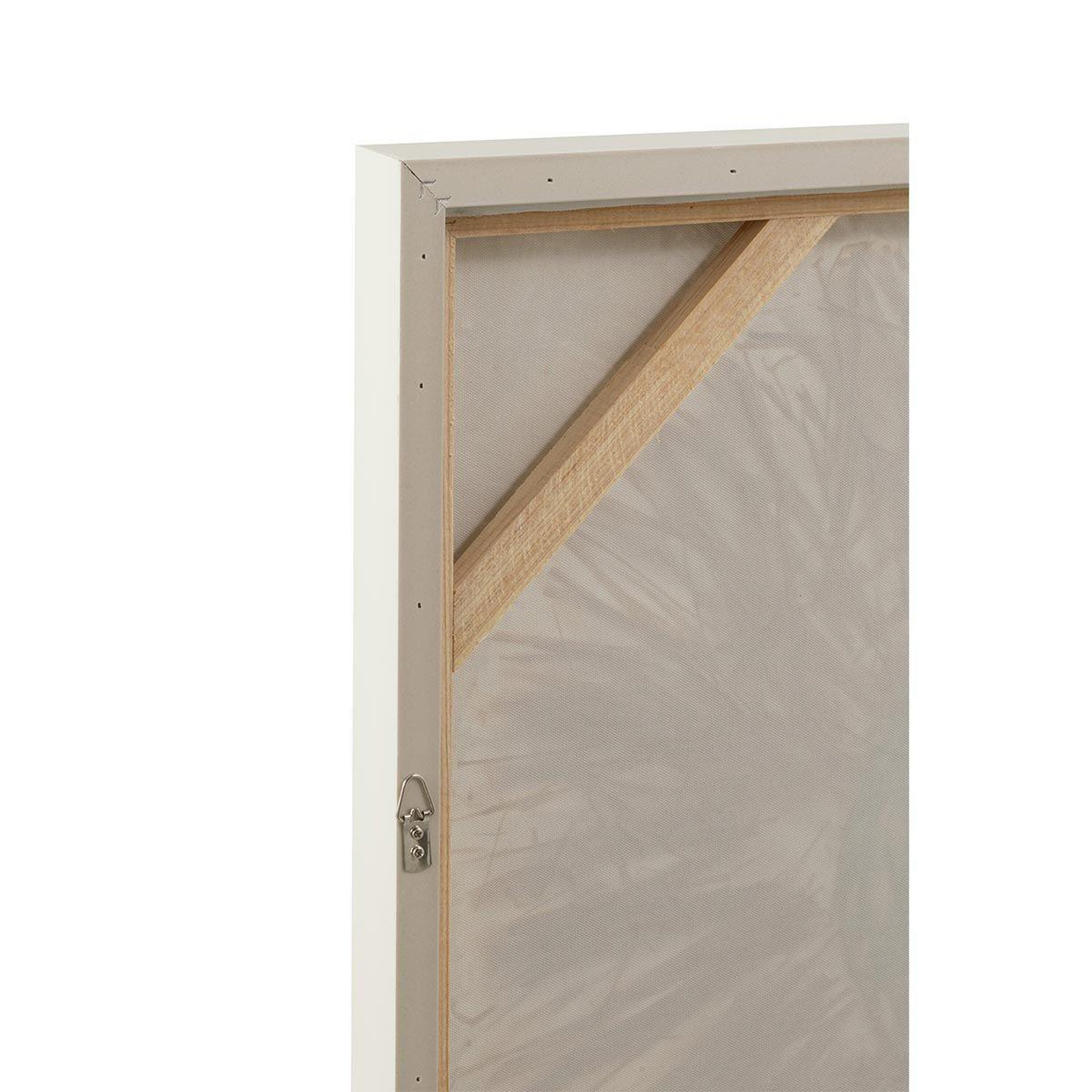 Voir la diapositive 3 : J-LINE Tableau déco cercle  ibiza  70x70cm naturel