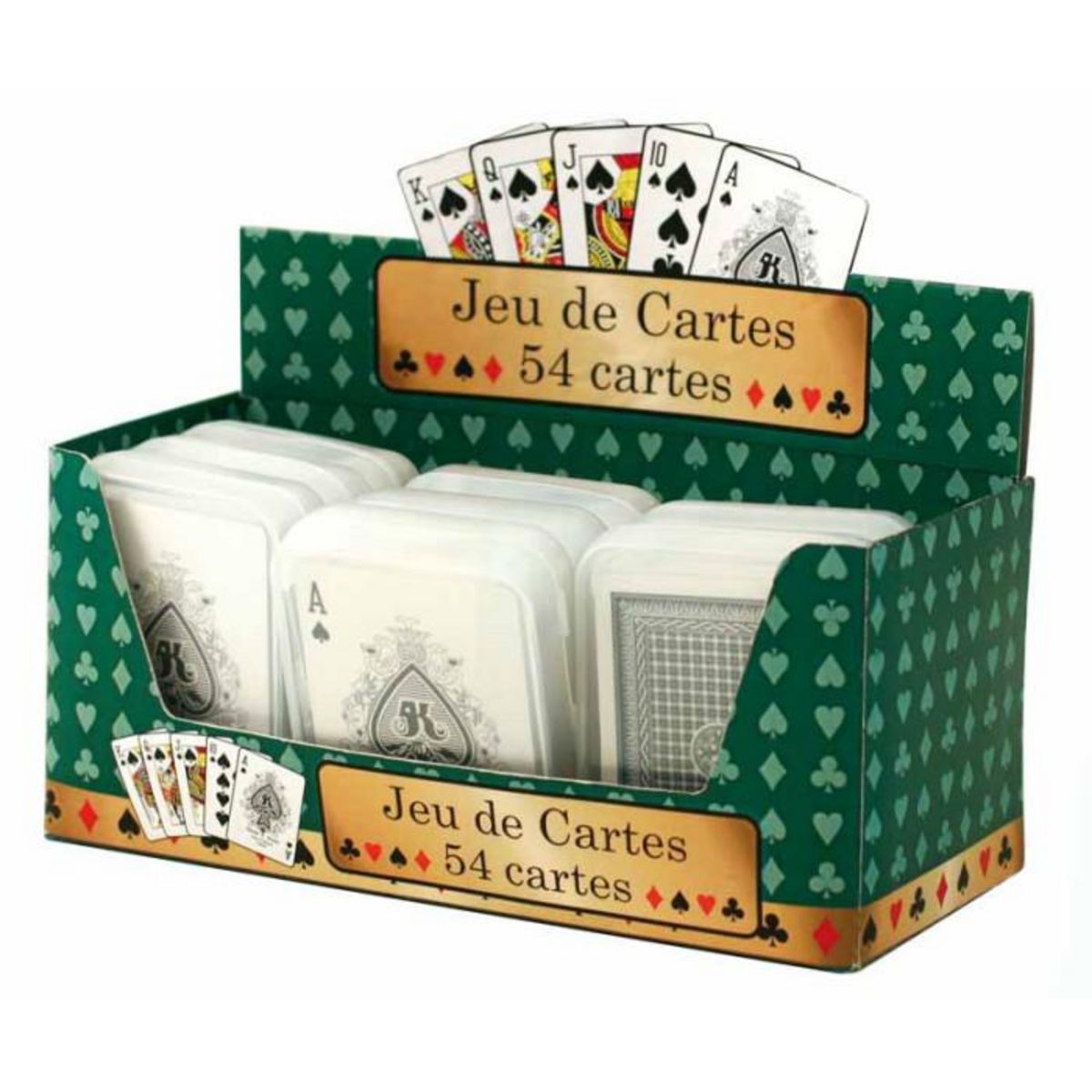 Paris Prix Jeu de 54 Cartes  A Jouer  8cm Blanc