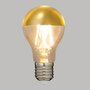 Voir la diapositive 2 : ATMOSPHERA Ampoule E27 Led  Filament Droit  10cm Or