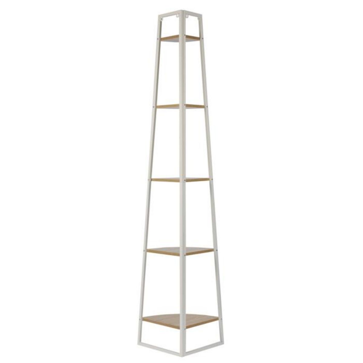 Paris Prix Étagère d'Angle  5 Niveaux  180cm Blanc