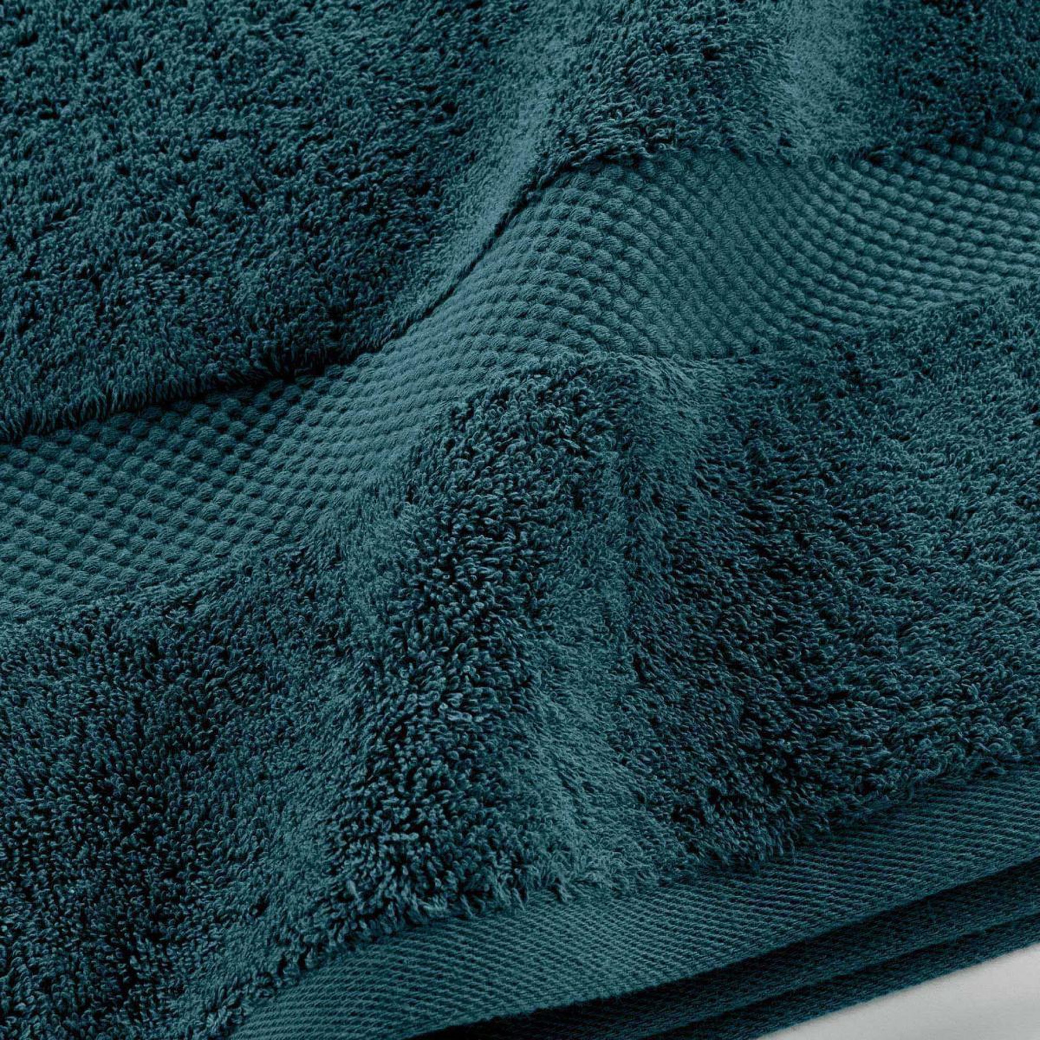 Voir la diapositive 2 : Douceur d'Intérieur Drap de douche  elegance  70x130cm bleu