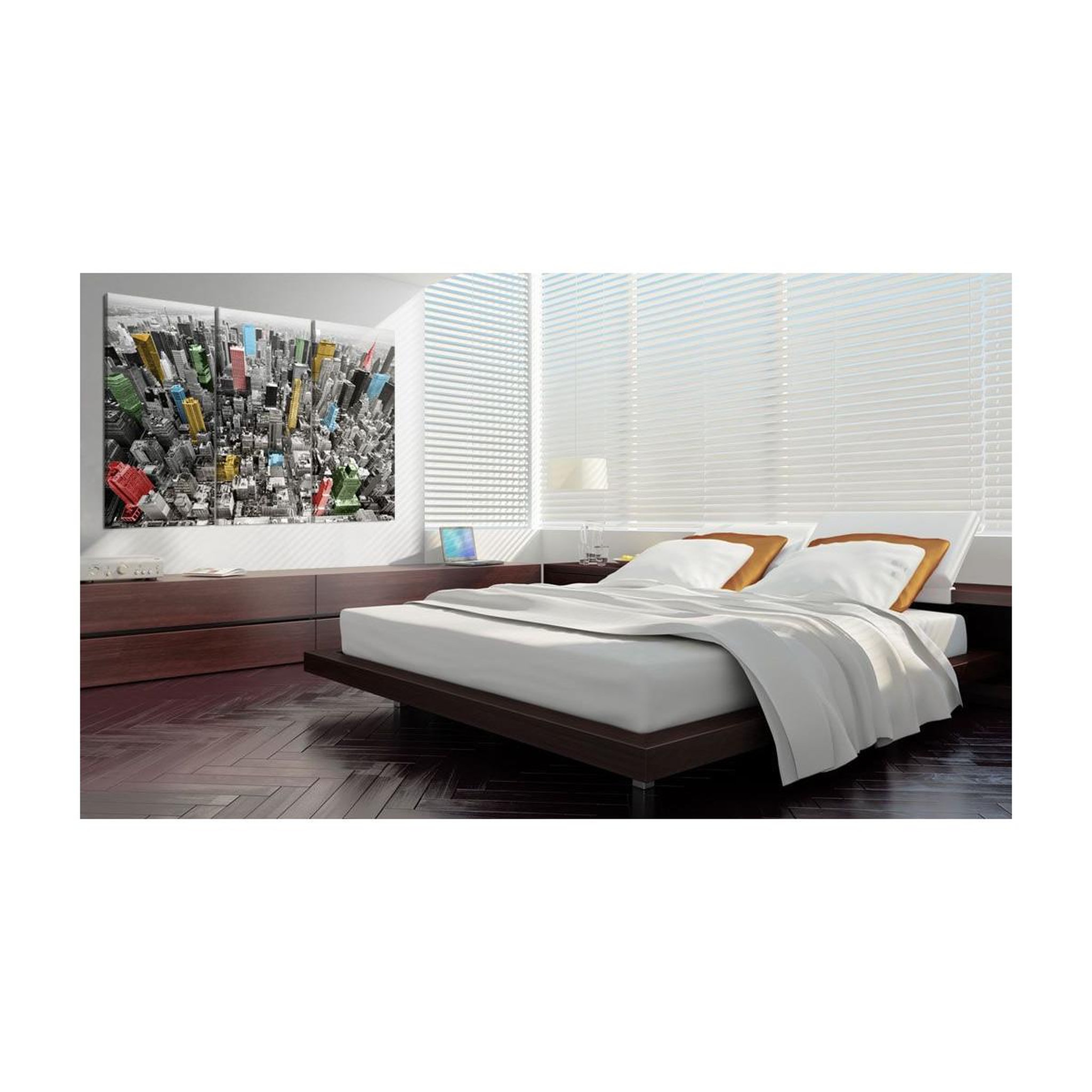 Voir la diapositive 2 : Paris Prix Tableau Imprimé  New York Impression en CMYK
