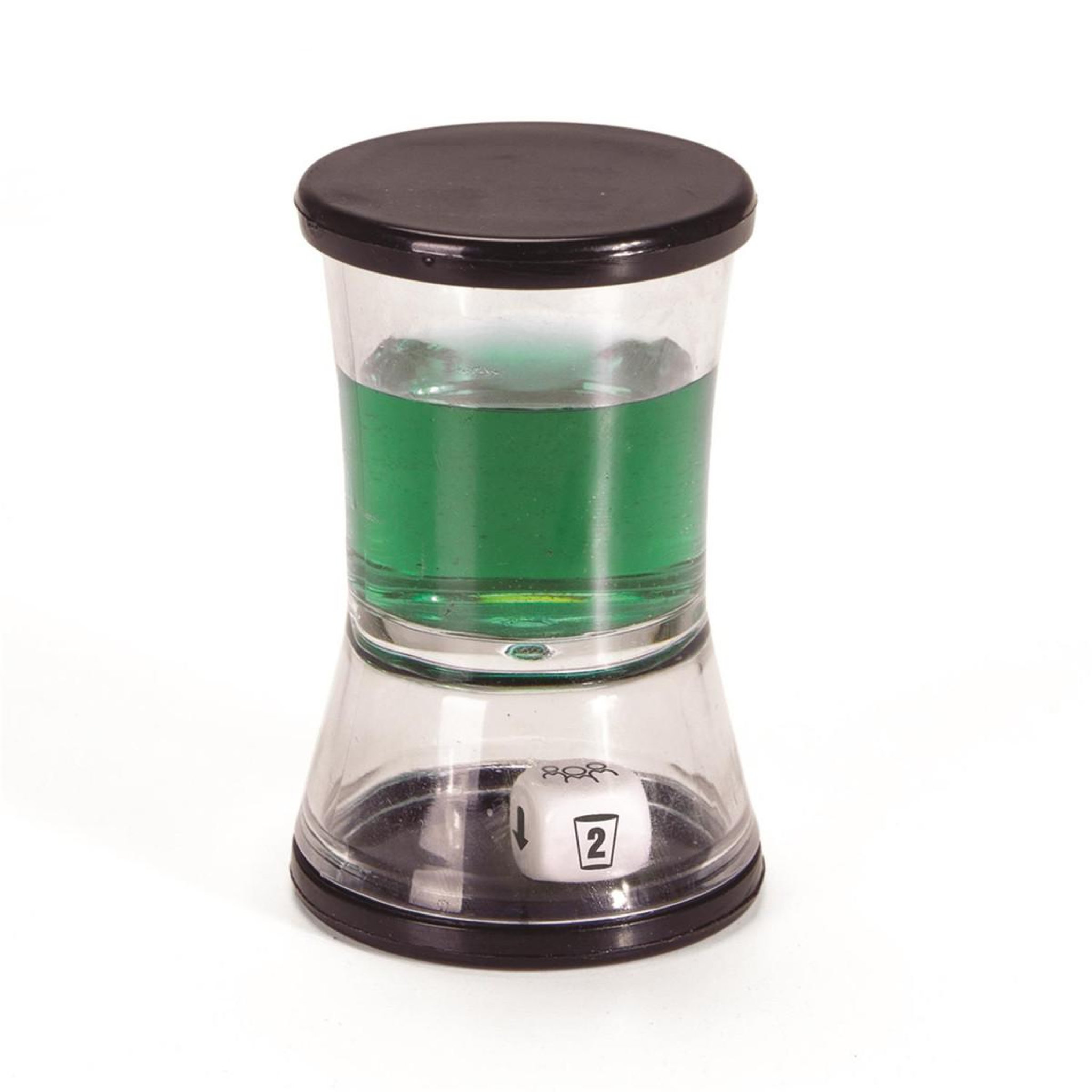 MISTER GADGET Jeu à boire  shooter & dé  7cm transparent