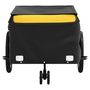 Voir la diapositive 5 : VIDAXL Remorque de vélo noir et jaune 45 kg fer