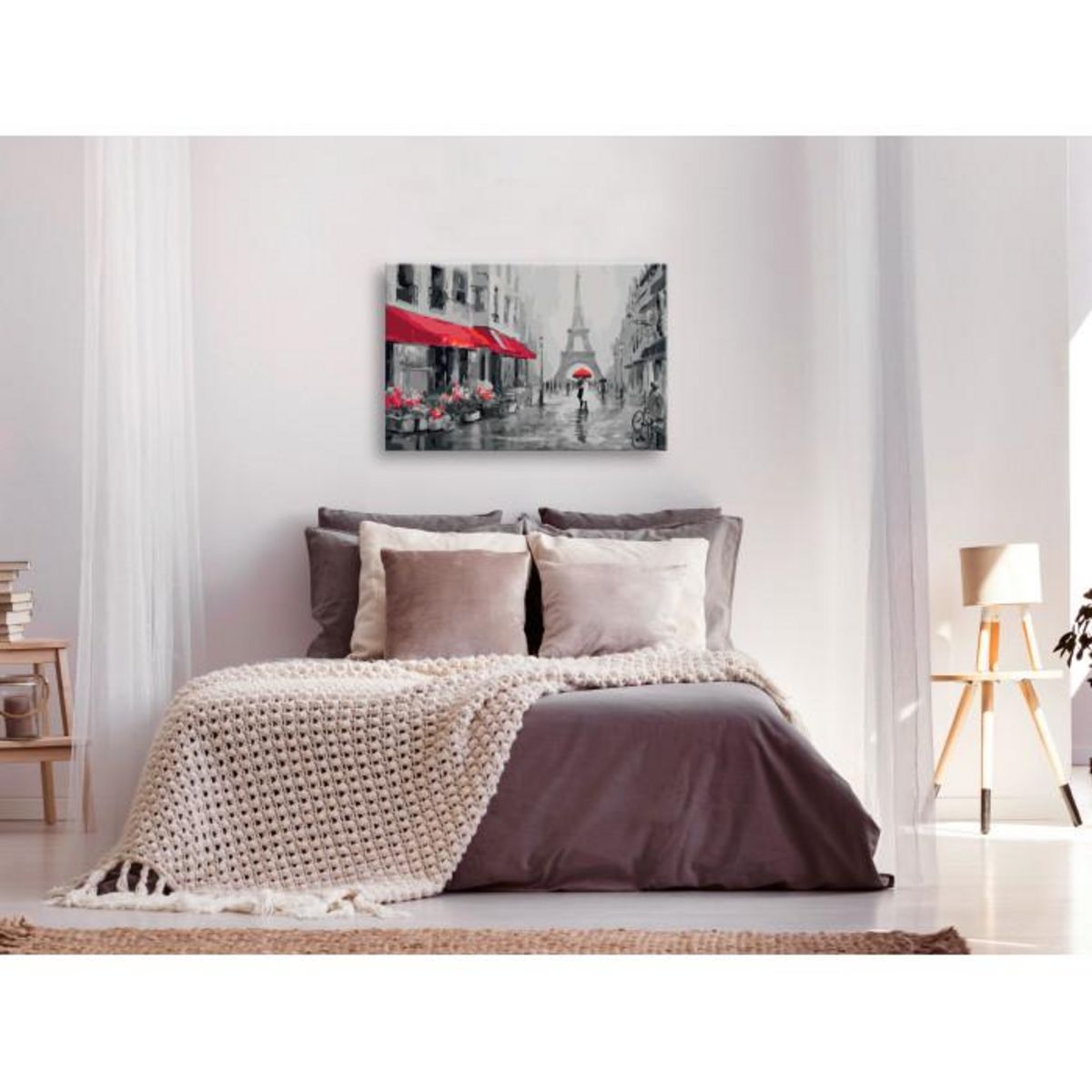 Paris Prix Tableau à Peindre Soi-Même  Paris Sous la Pluie  40x60cm