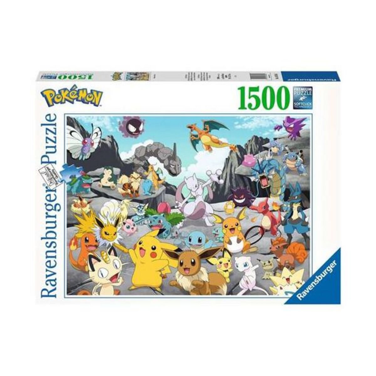 RAVENSBURGER Puzzle 1500 pièces Ravensburger Pokémon Classics