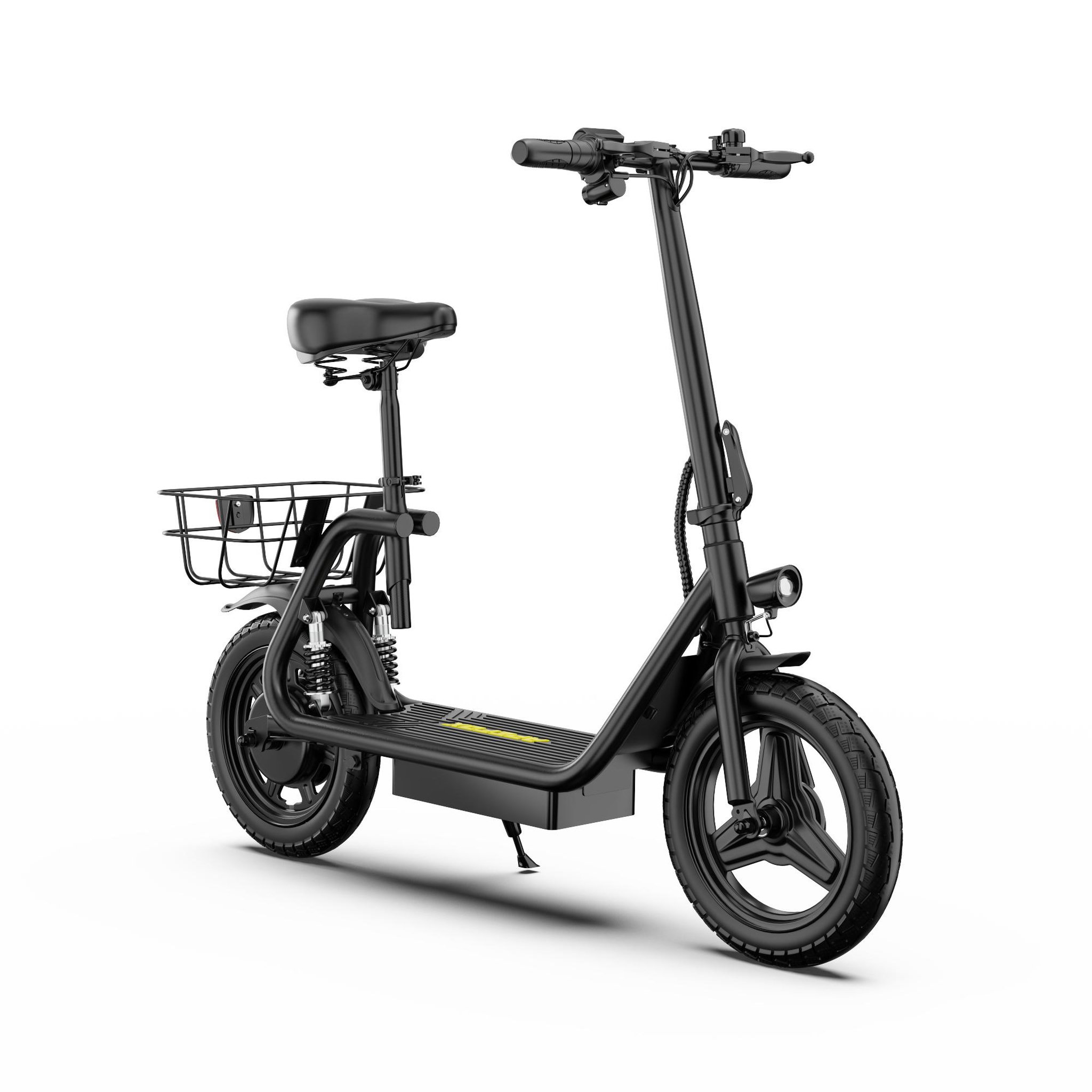 Voir la diapositive 5 : APEFOX Trottinette électrique pliable apefox c14 avec siège, panier arrière et batterie amovible
