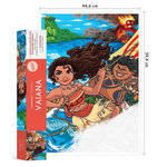 COLORIAGES MYSTERES VAIANA. 1 POSTER ILLUSTRE 44,6 X 59,4CM ET 1 NUANCIER, Disney Princesses