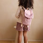 Voir la diapositive 5 : Petit Béguin Sac à dos enfant en velours côtelé Mona