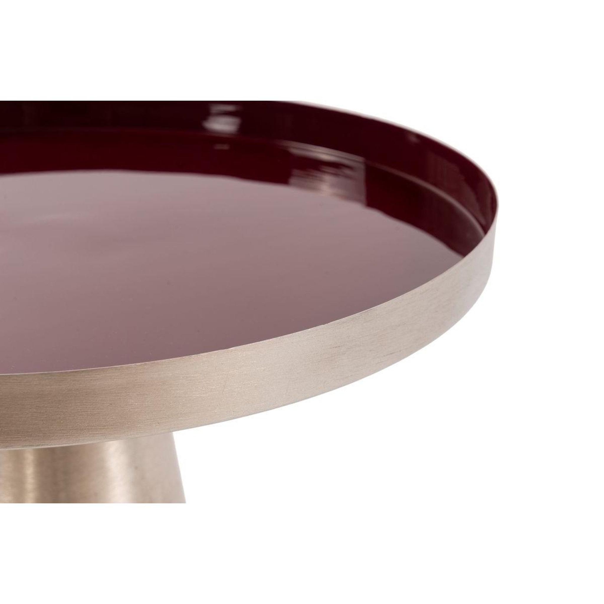 Voir la diapositive 2 : Paris Prix Table d'Appoint Design  Morrison  45cm Prune