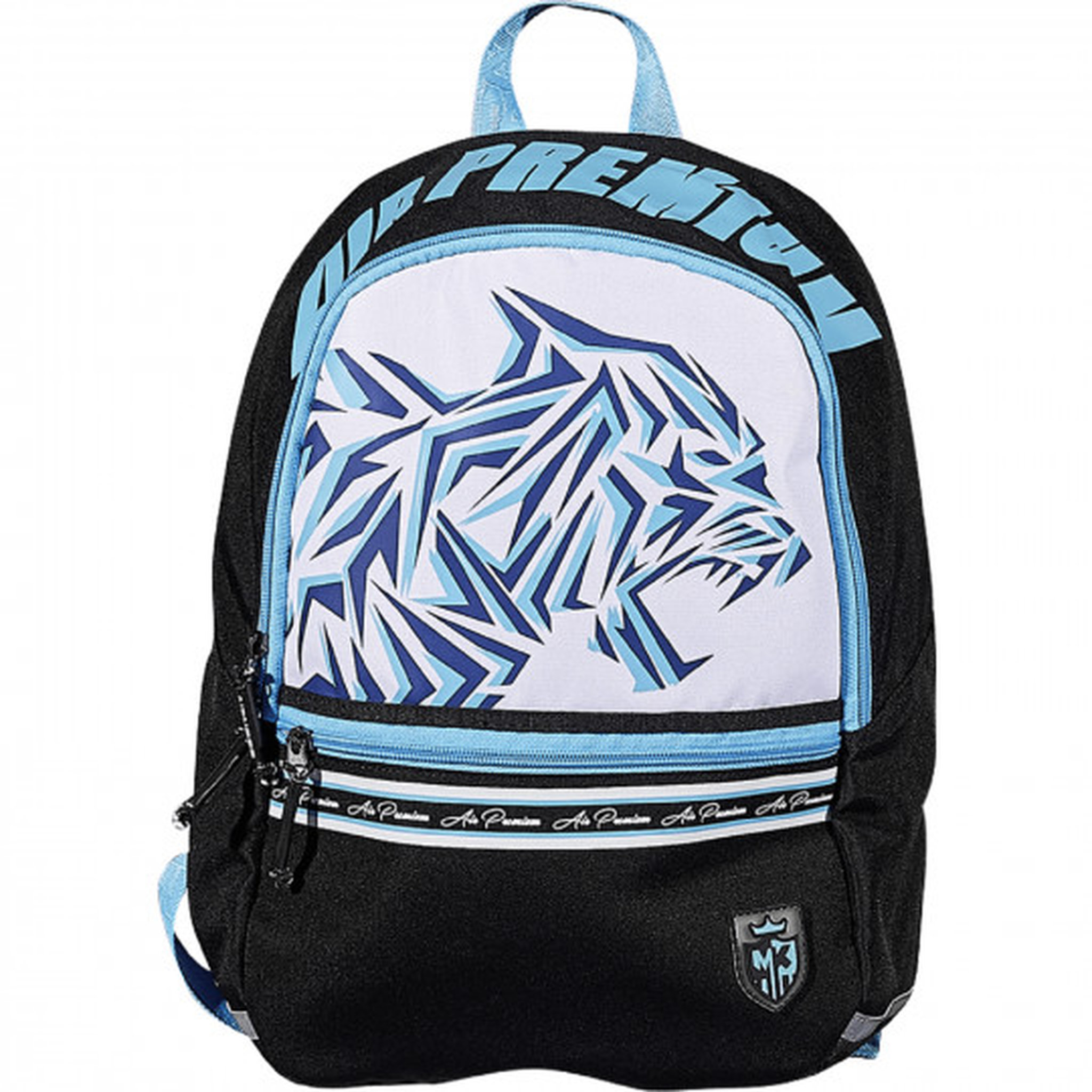 AIRNESS Sac à dos 1 compartiment noir, blanc et bleu AIRNESS AIR PREMIUM