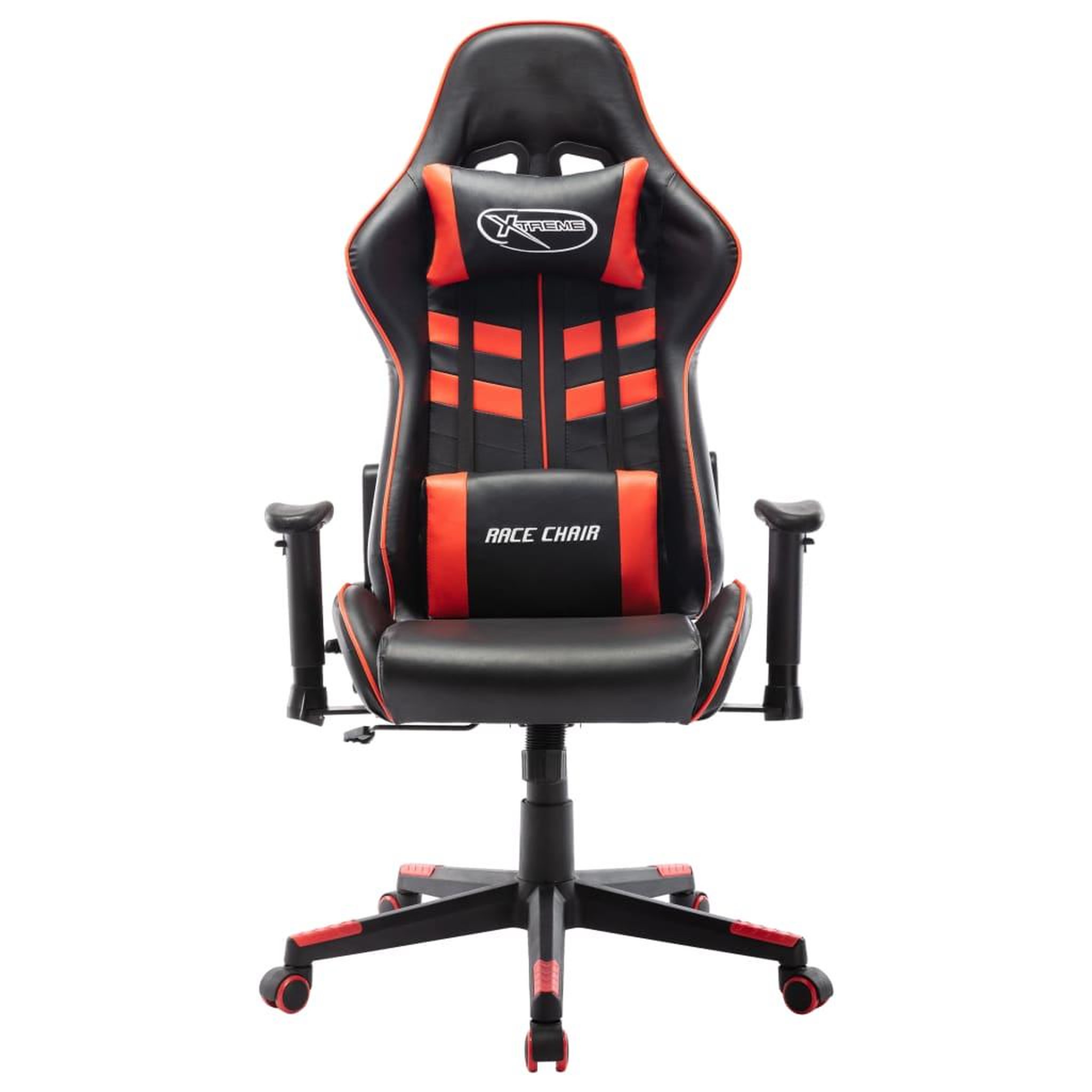 Voir la diapositive 2 : VIDAXL Chaise de jeu Noir et rouge Cuir artificiel
