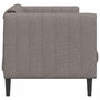 Voir la diapositive 5 : VIDAXL Canape a 3 places taupe tissu