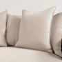 Voir la diapositive 5 : LISA DESIGN Madison - canapé d'angle réversible 4 places en tissu texturé