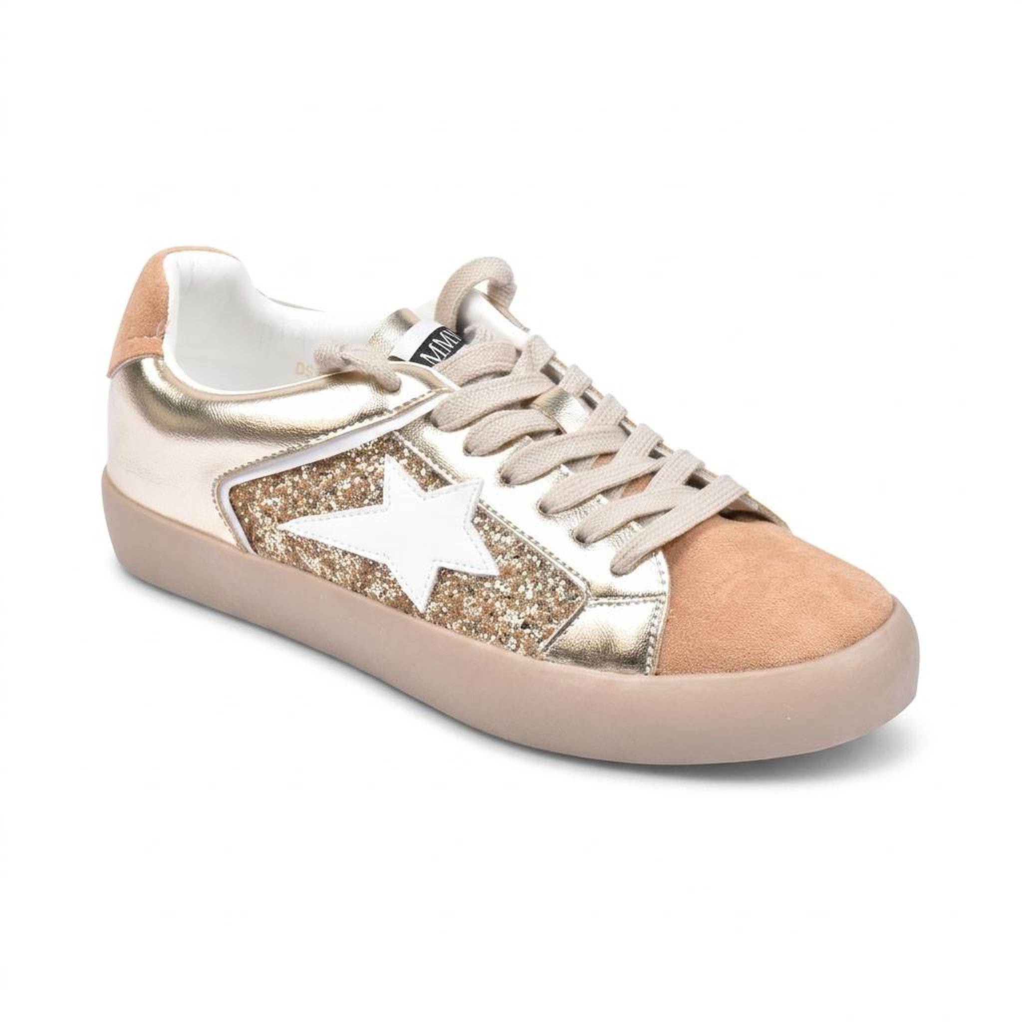 Voir la diapositive 1 : OZABI OZABI Sneakers Glitter Femme Étoile Plateforme MMXXIV