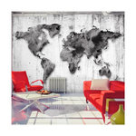 Paris Prix Papier Peint  World in Shades of Gray. Coloris disponibles : Multicolore