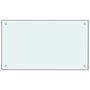 Voir la diapositive 3 : VIDAXL Dosserets de cuisine 2 pcs blanc 70x60 cm verre trempé