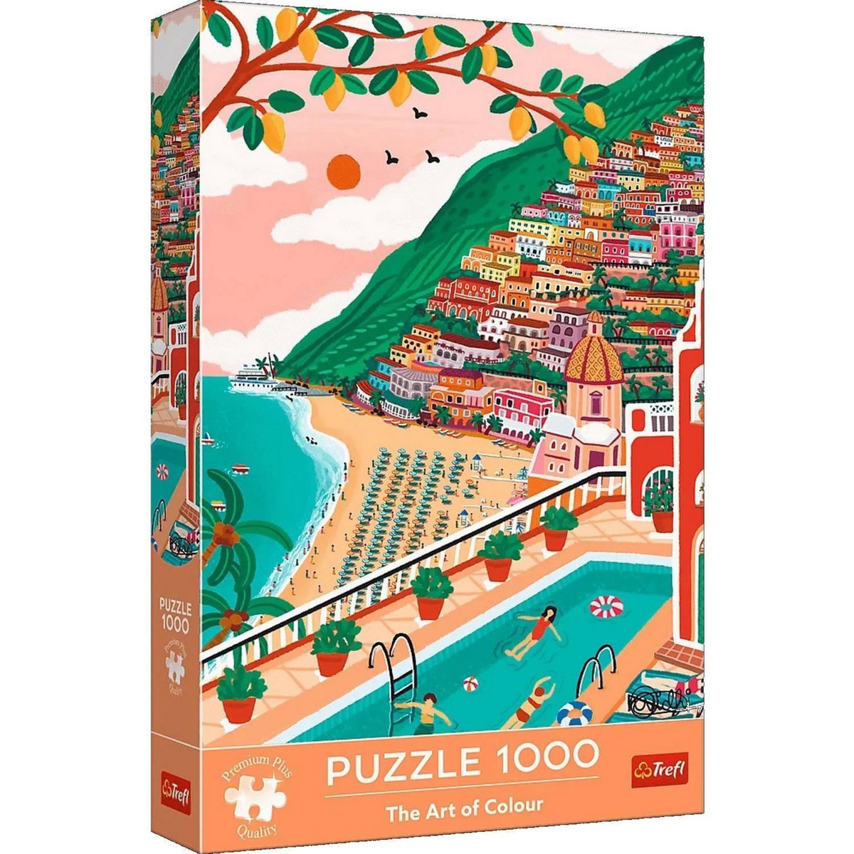 Trefl Puzzle 1000 pièces Premium Plus : Positano, Italie